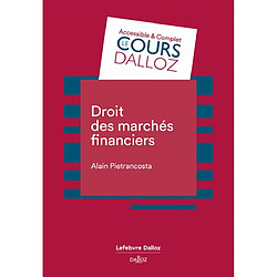 Droit des marchés financiers