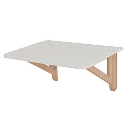 Ragaba, Klapp, table pilante rectangulaire 60 x 70, Gris perle, pour 2 personnes
