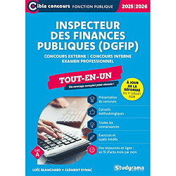 Inspecteur des finances publiques (DGFIP) : concours externe, concours interne, examen professionnel, cat. A : tout-en-un, 2025-2026 - Occasion