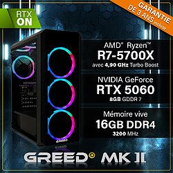 Greed - MK2 AMD - RTX 5060 - Gaming PC
