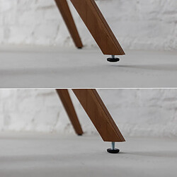 Avis Ragaba Jubi table à manger ronde - Gris perle