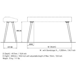 Wooden Stand Grandstage X Korg