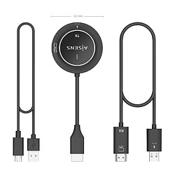 Acheter AISENS ASWL-H2K30M002-BK extension audio/video Émetteur et récepteur AV Noir