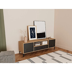 Bestmobilier Meuble TV Tribeca - Bois