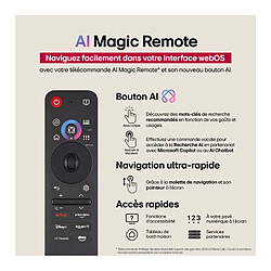 Téléviseur QLED 55'' 139 cm LG 55QNED82A6B.AEU pas cher