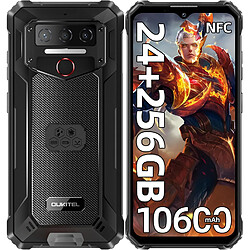 OUKITEL WP23 Plus Smartphone Portable Incassable 24Go+256Go 6.52" 10600mAh NFC Android 14 - Noir