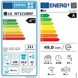 Acheter Lg WT1210BBF - Noir