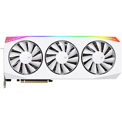 Carte graphique gaming XFX Mercury AMD Radeon RX 9070XT OC White Magnetic Air (RX-97TMARGW9) pas cher