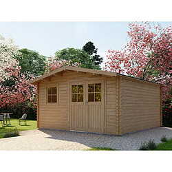 Habitat Et Jardin Abri de jardin bois Belval - 18,75 m² - 28 mm