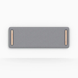 Rendez Vous Deco Tête de lit en tissu gris 160 cm - Katia