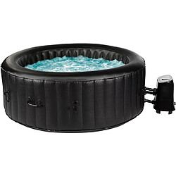 Habitat Et Jardin Spa gonflable 4 places Santorin - 180 x 180 x 65 cm - Noir