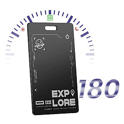 wiwu Tracker Bluetooth AirCard pour iPhone et iPad Format Carte Noir Noir pas cher