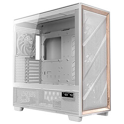 Boîtier ATX semi-tour Antec FLUX PRO White EUV Blanc Bois