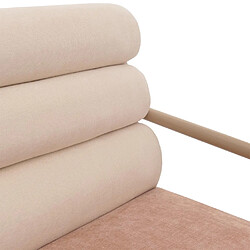 Mendler fauteuil club lounge - Beige pas cher