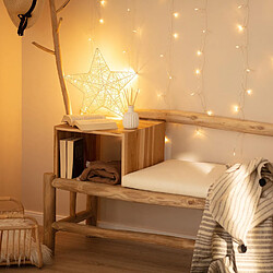 Ledkia Étoile Lumineuse LED Irawo 42x42 cm 3000K Blanc chaud