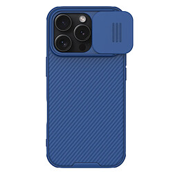 Nillkin Coque CamShield Pro Coulissant pour iPhone 16 Pro Max Ultra Élégant Bleu