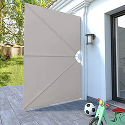 Avis vidaXL Auvent latéral pliable de terrasse Crème 240 x 160 cm