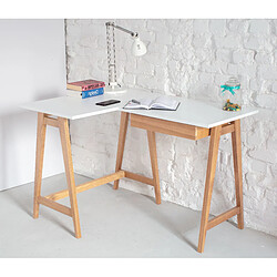 Avis Ragaba Bureau d'angle Luka - Blanc