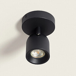 Ledkia Lampe de plafond Caleb - Noir pas cher