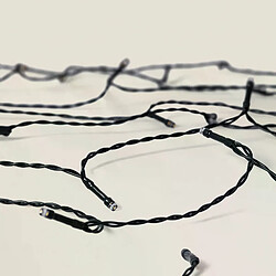 Ledkia Guirlande LED Extérieure Solaire Câble 22m 3000K Blanc chaud