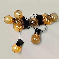 Ledkia Guirlande d’Ampoules LED Solaire Nikola 2m 6000K Blanc froid