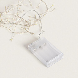 Ledkia Guirlande LED Alambre Chrome à Piles Racimo 1m 2700K Blanc chaud