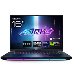 GIGABYTE AORUS MASTER 16 BYHC5ESE64SP laptop Intel Core Ultra 9 275HX Ordinateur portable 40,6 cm (16") WQXGA 32 Go DDR5-SDRAM 1 To SSD NVIDIA GeForce RTX 5080 Wi-Fi 7 (802.11be) Windows 11 Pro Noir