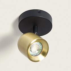 Ledkia Applique Orientable Aluminium Caleb 1 Spot Noir