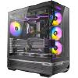 ANTEC C7 ARGB BLACK MIDI TOWER SUPPORTO GPU RTX 40 4 VENTOLE ARGB PWM DA 120mm INCLUSE RAFFREDDAMENTO VERTICALE PANNELLI FRONTALI E LATERALI IN VETRO TEMPERATO SENZA CUCITURE NERO