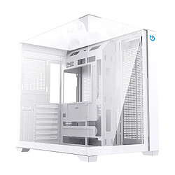 Hiditec SKY Tower Transparent, Blanc