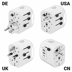 Acheter Chargeur mural Muvit MCADP0006 15 W Blanc
