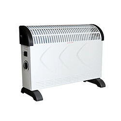 Radiateur convecteur 2000w noir/blanc - 282000200 - Sirocco - PROFILE