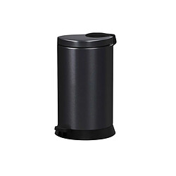 Poubelle à pédale 20l noir - 94078 - ROSSIGNOL