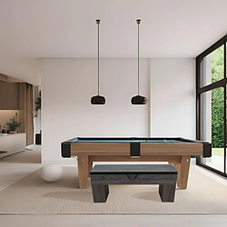 Sokker Banc de billard avec rangement - Gris pas cher