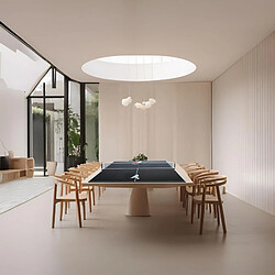 SOKKER Plateau de table de ping-pong avec accessoires - pliable ( 3 panneaux)