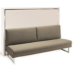 Inside 75 Armoire lit escamotable taupe