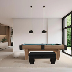 Sokker Banc de billard avec rangement - Noir pas cher