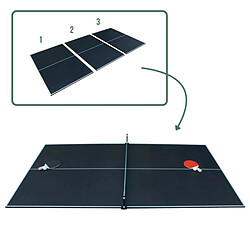 SOKKER Plateau de table de ping-pong avec accessoires - pliable ( 3 panneaux) pas cher