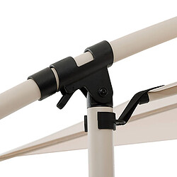 Acheter Hesperide Parasol déporté carré MANOA - L. 250 x l. 250 cm - Argile et blé