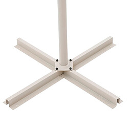 Hesperide Parasol déporté carré MANOA - L. 250 x l. 250 cm - Argile et blé pas cher