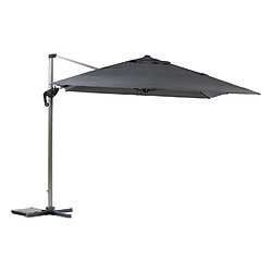Hesperide Parasol déporté rectangulaire EQUADOR - L. 400 x l. 300 cm - Ardoise