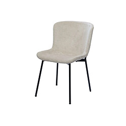 AMADEUS Lot de 2 Chaises Arabelle Beige