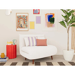 Bestmobilier Lumi Banquette convertible clic-clac 1 place - Beige