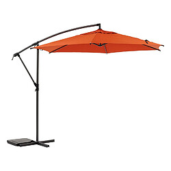 Hesperide Parasol déporté rond MANOA - Diam. 300 cm - Ambre