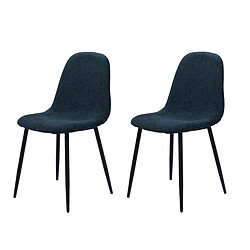 Amadeus Ariane - Lot de 2 chaises - Bleu