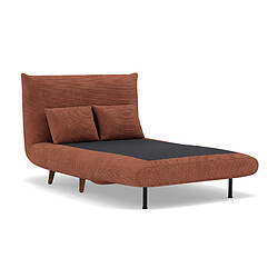 Bestmobilier Banquette clic-clac 1 place - Terracotta