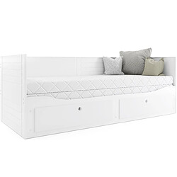 Interbeds HERMES 80x200 Blanc cassé