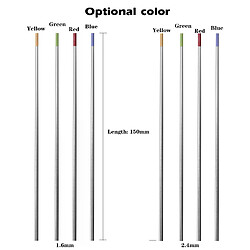 Électrodes en tungstène