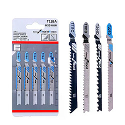 Lames de scie sauteuse T111C, T111D, T144D - 5 pièces