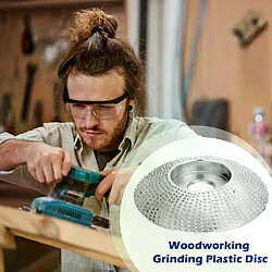 Disque rotatif sculpture bois 4" - Abrasif